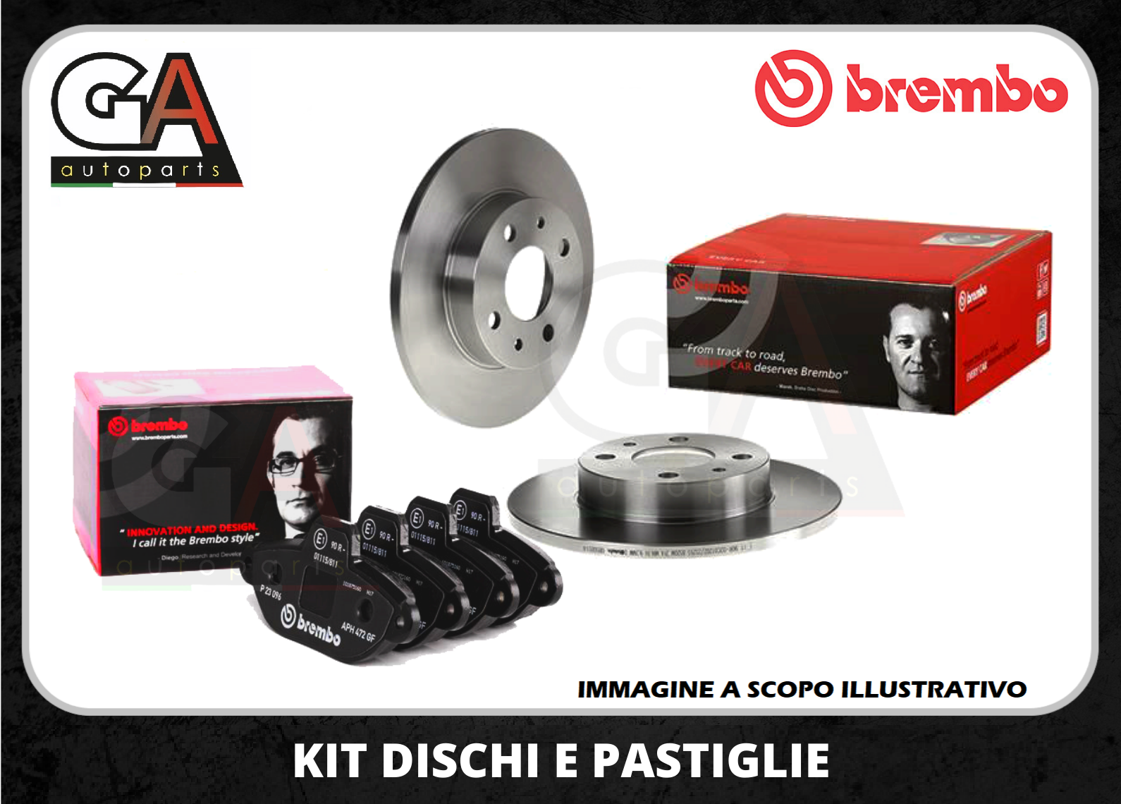 Kit Freni Anteriori Brembo - Dischi E Pastiglie Per Fiat, Lancia E Modelli Compatibili - Foto 7
