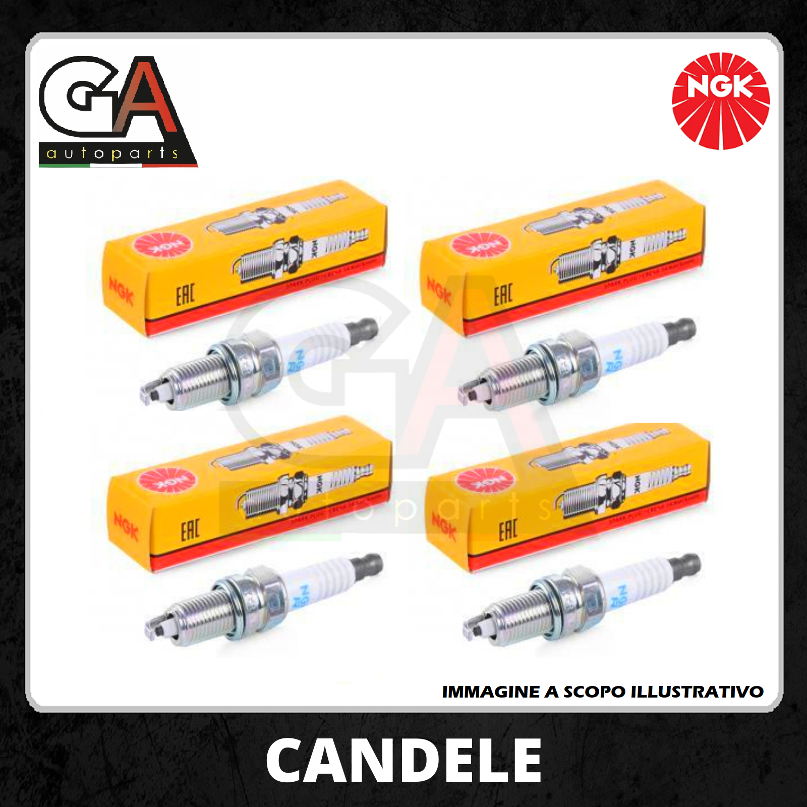 Candele NGK Fiat 500 Panda Punto Idea Grande - Foto 11