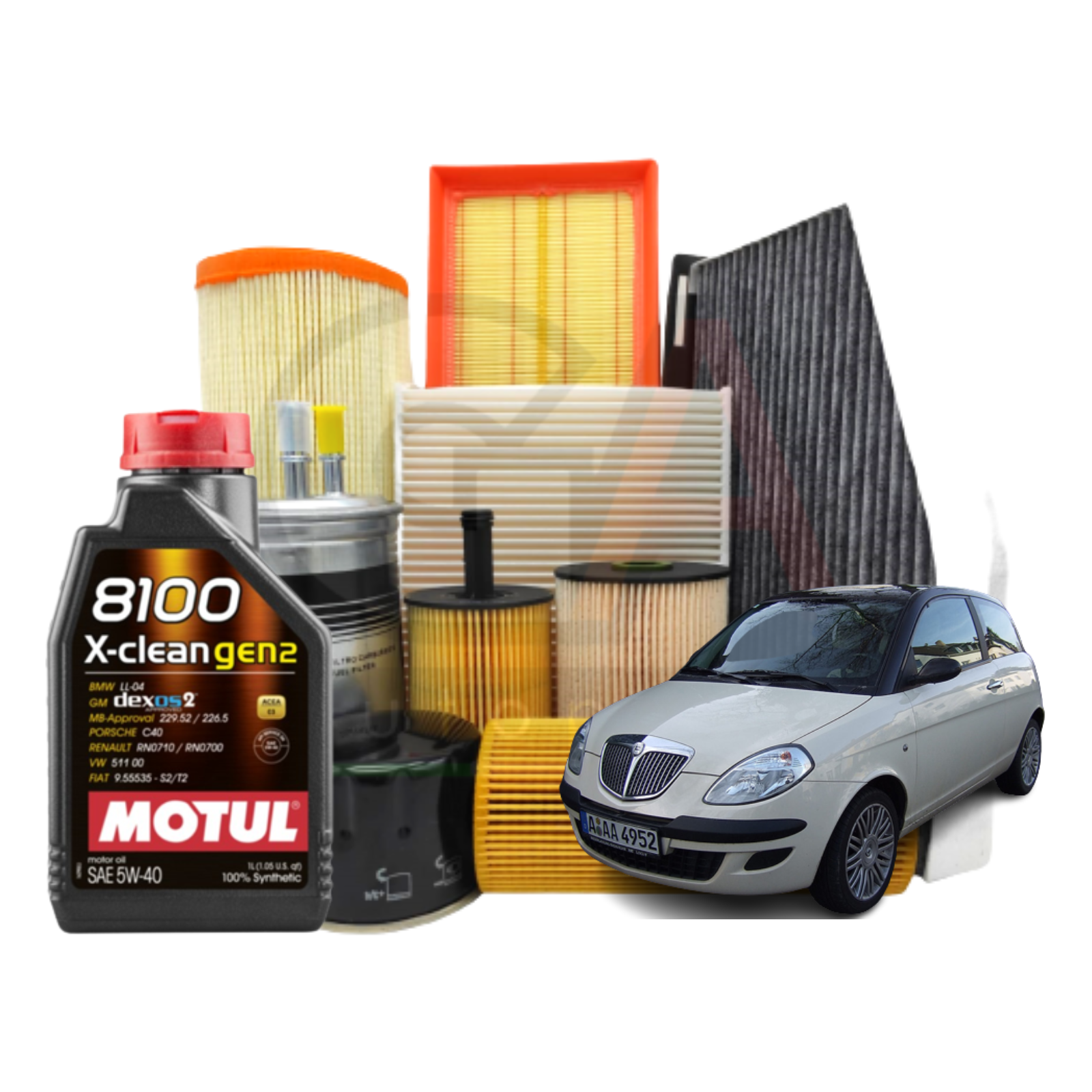 Kit Tagliando Lancia Ypsilon 3 Serie 1.2 69 CV Benzina 51 KW 2011 - Foto 8