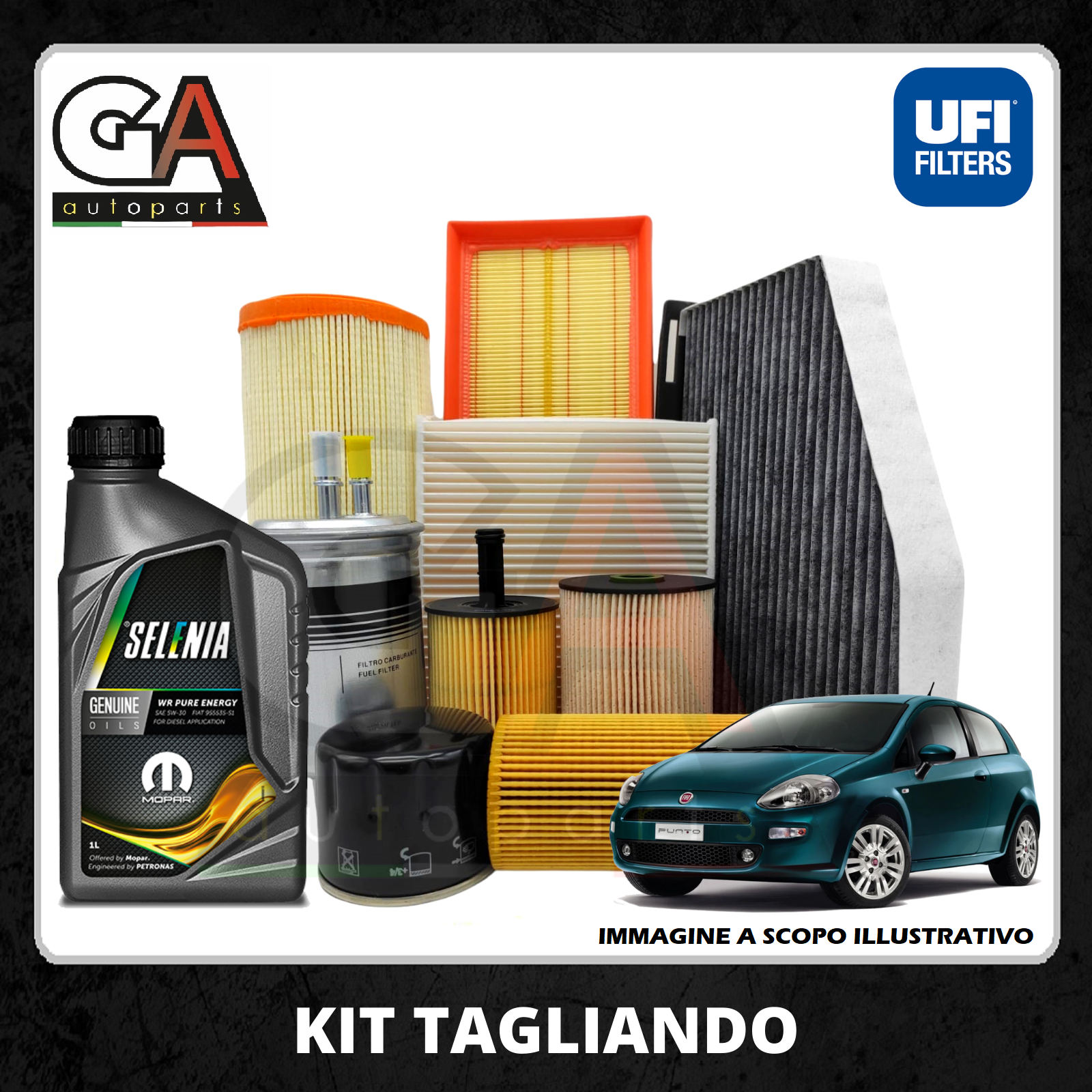 KIT TAGLIANDO OLIO SELENIA KIT DISTRIBUZIONE FIAT GRANDE PUNTO/EVO 1.6 MULTIJET - Foto 12