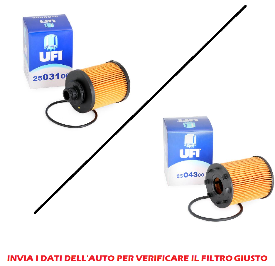 Kit tagliando Grande Punto 1.3 multijet 75cv filtri UFI 4 litri