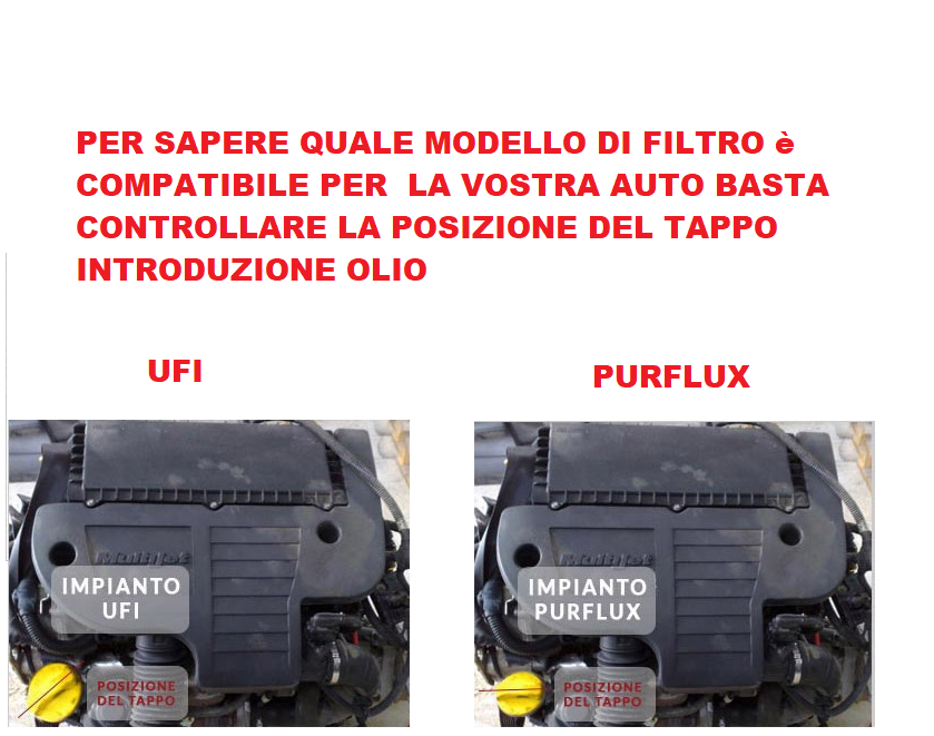 Kit Tagliando Fiat Punto 1.3 Multijet Filtro Olio + Selenia 5W40 (IMP.  PURFLUX)