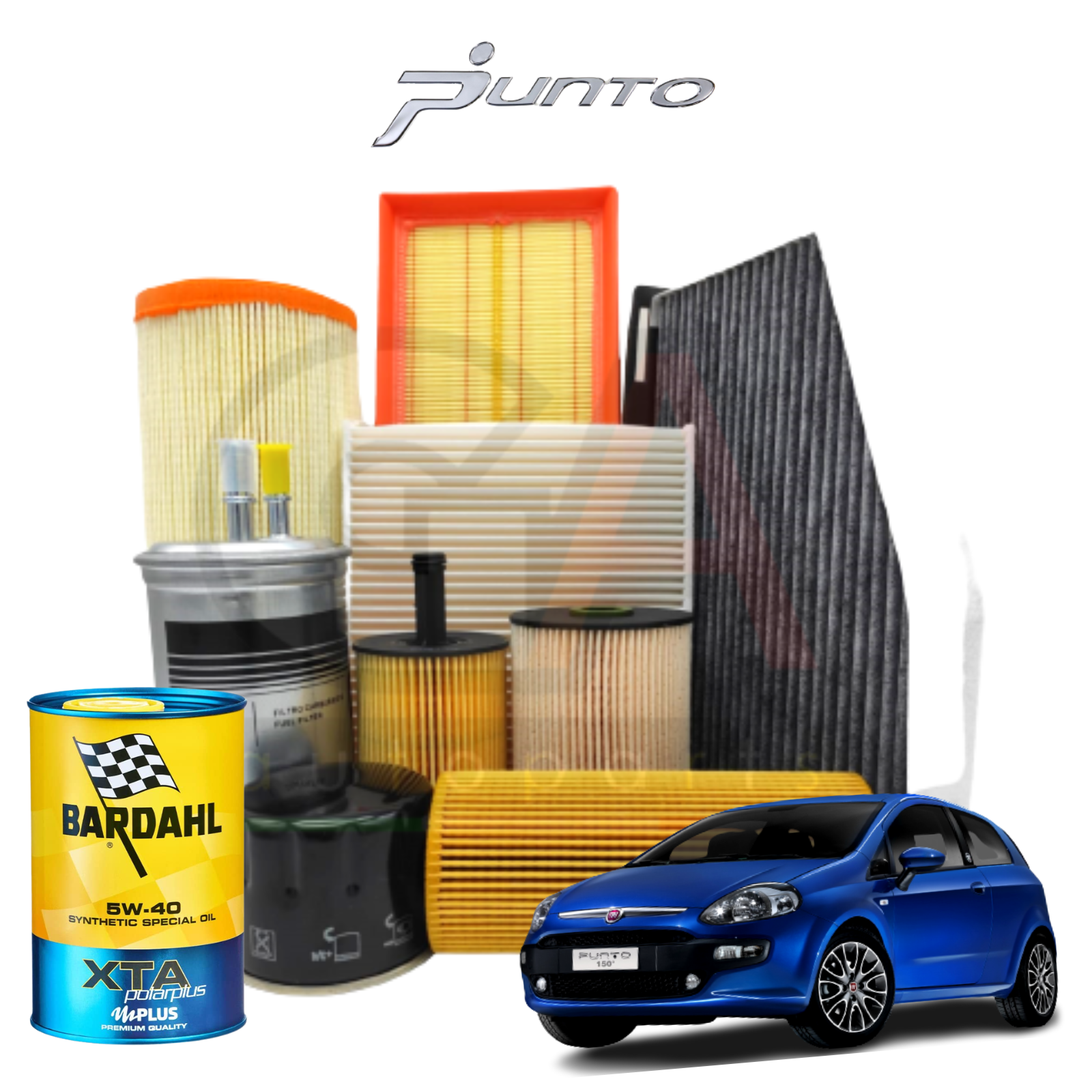 Kit Tagliando Olio SELENIA WR 5W40 4LT 4 FILTRI BOSCH GRANDE PUNTO 1.3 - Foto 8