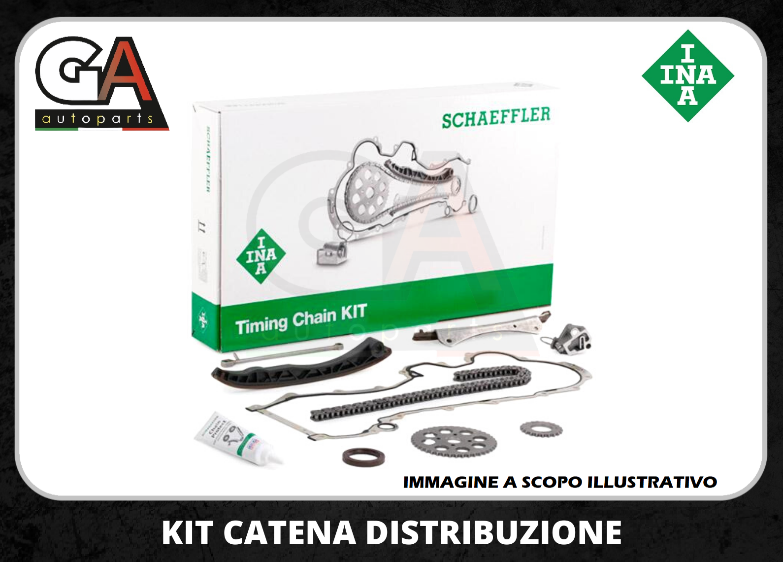 Kit distribuzione 1.3 multijet catena INA Fiat Punto Panda 559002730 -  Ricambi Auto GAutopartsProdotto