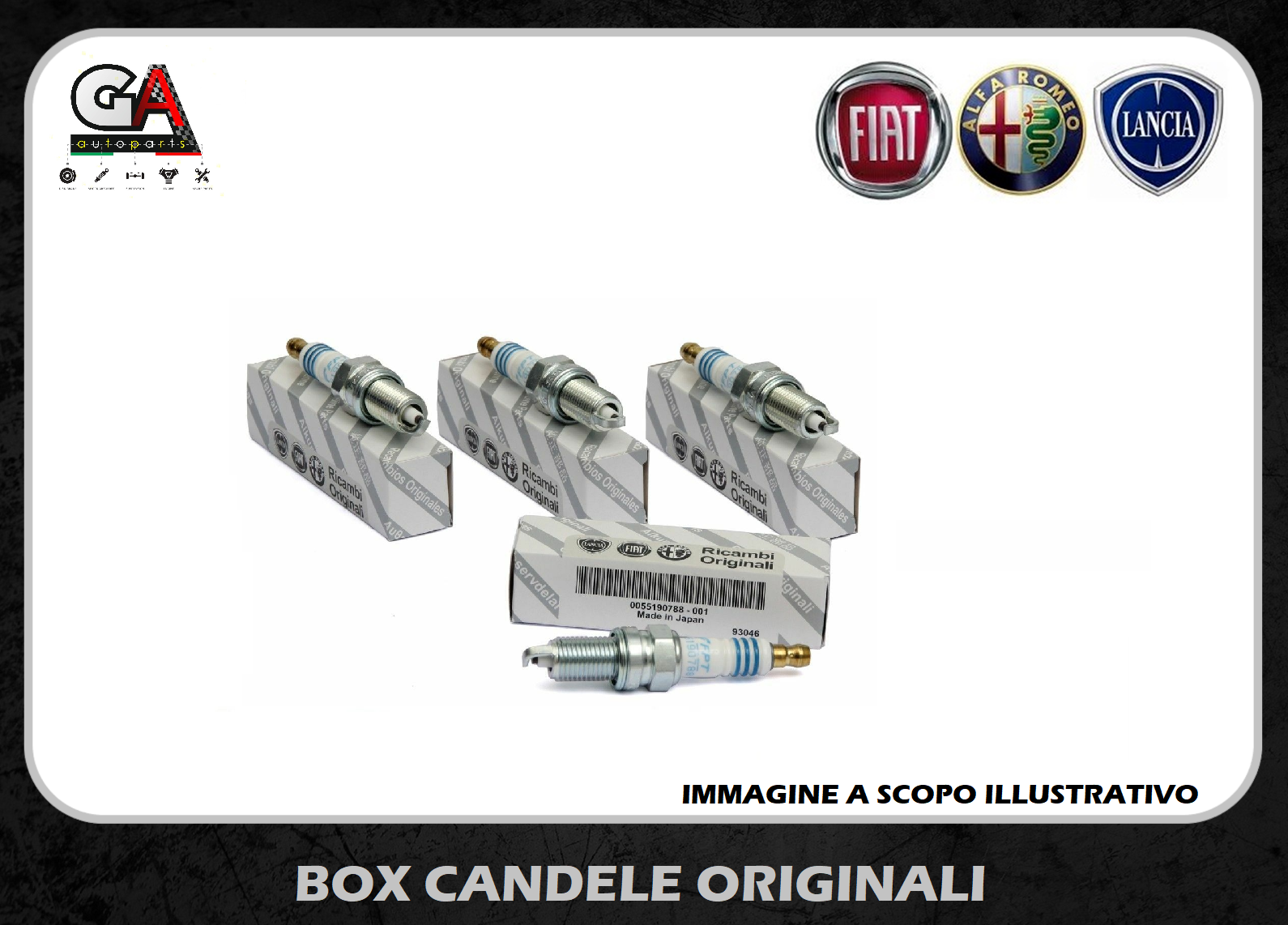 Candele Fiat Punto 1.2 8V 188 Panda Seicento 1.1 Natural Power Ngk 2330 Candele Fiat Punto 1.2 8V 188 Panda Seicento 1.1 Natural Power Ngk 2330