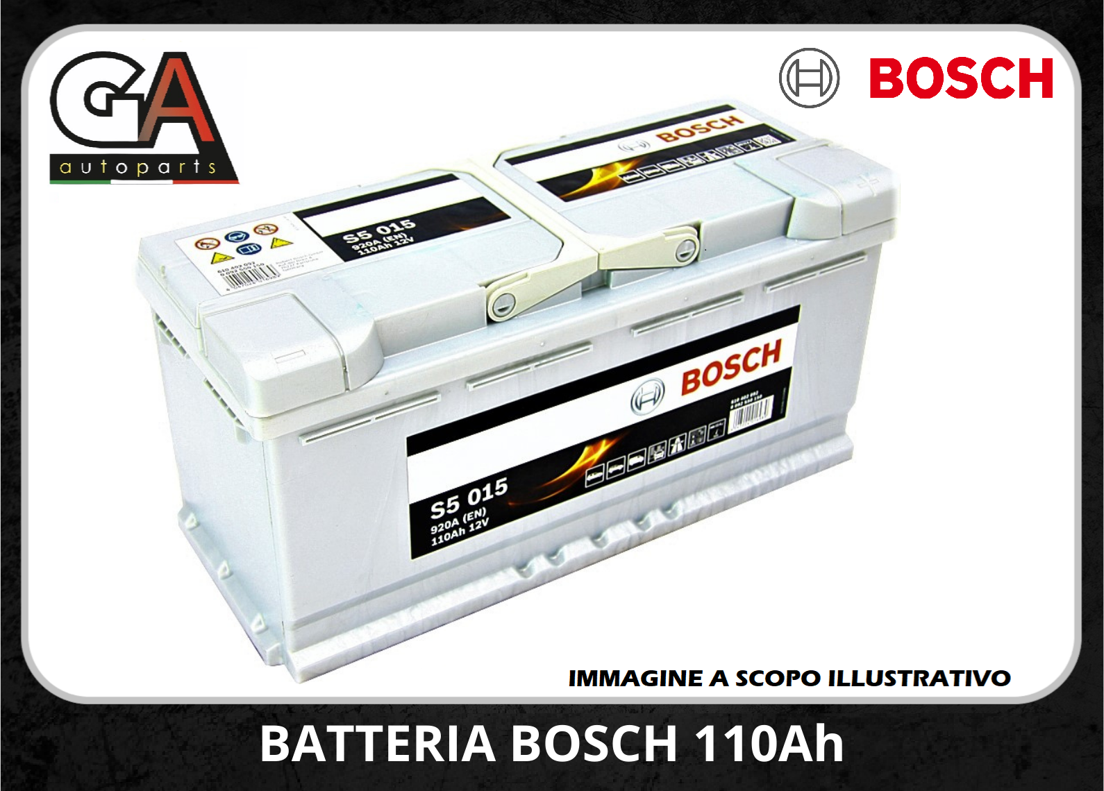 Bosch S5015 12V 110Ah 920A/EN