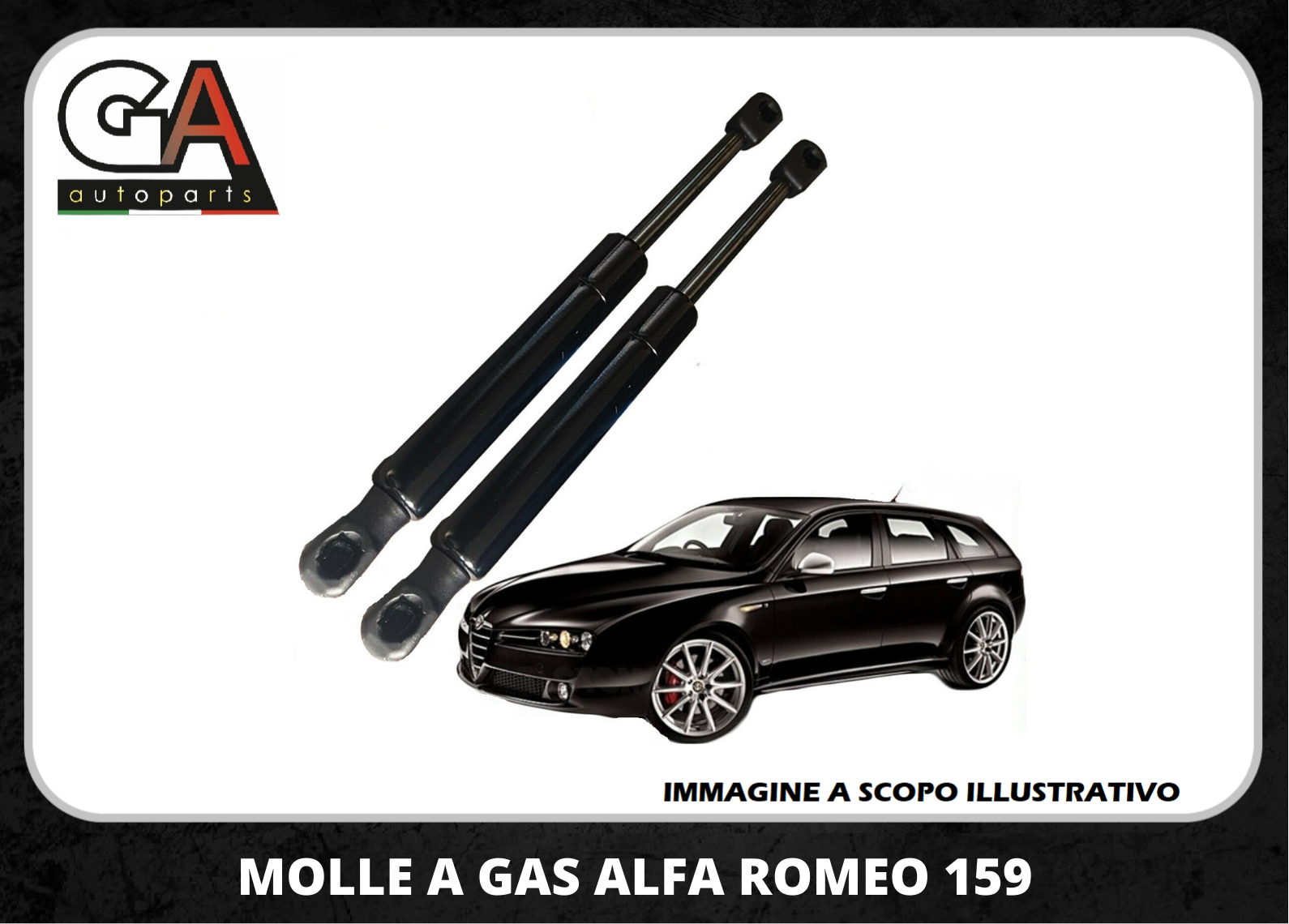 Molle a Gas Portellone Pistoncini Cofano Baule Posteriore Alfa Romeo 159 SW  - Ricambi Auto GautopartsProdotto