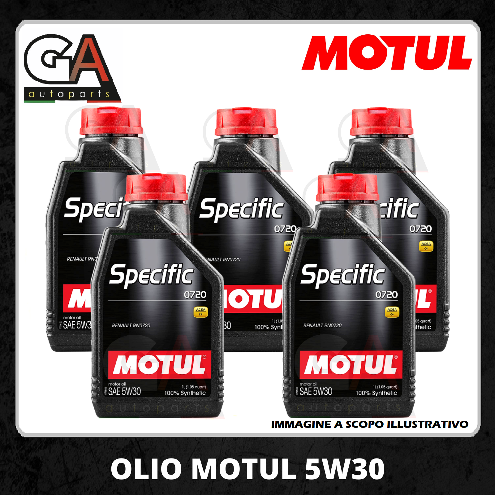 Olio motore Motul Specific 5w30 0720 C4 Renault RN0720 100% sintetico 5  litri - Ricambi Auto GAutopartsProdotto