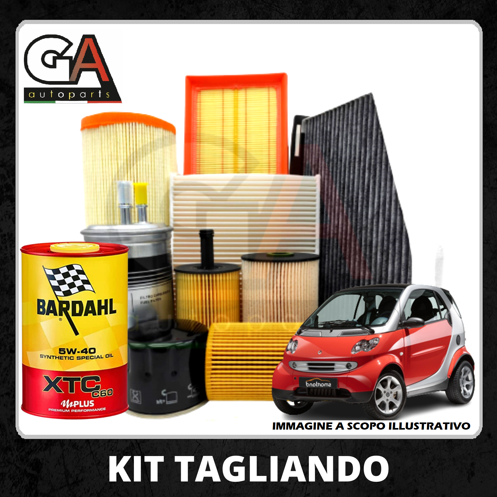 Kit Tagliando Per Smart Fortwo 450 Coupe 0.7 61 CV Benzina 45 - Foto 9